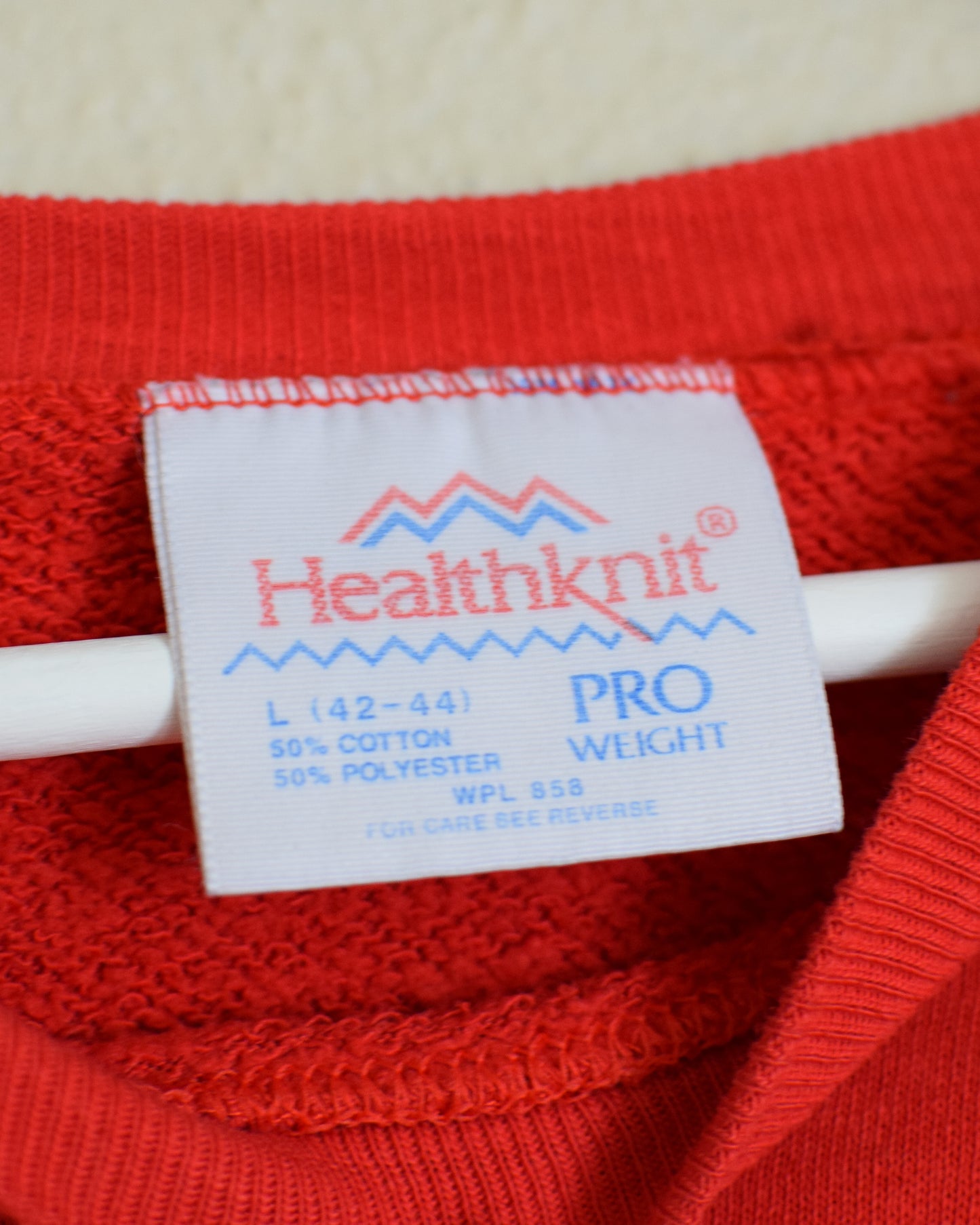 Red Quilt Block Crewneck