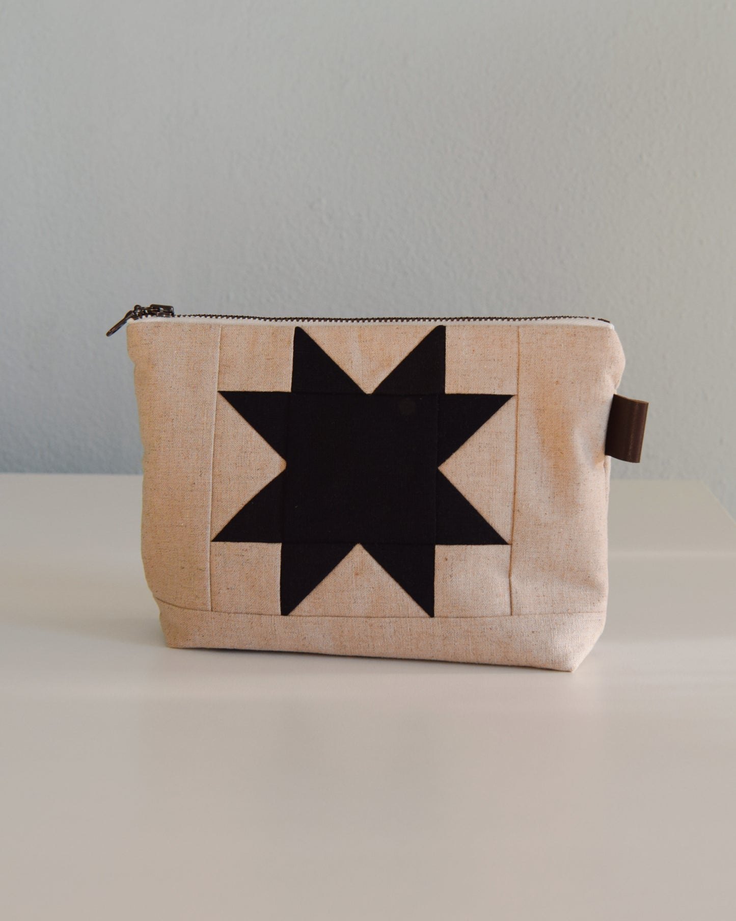 Medium Sawtooth Star Quilted Pouch