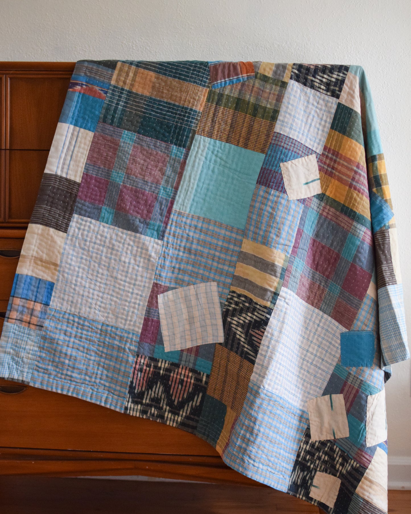 Patchwork Kantha Quilt