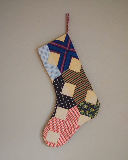 Lattice Quilt Stocking