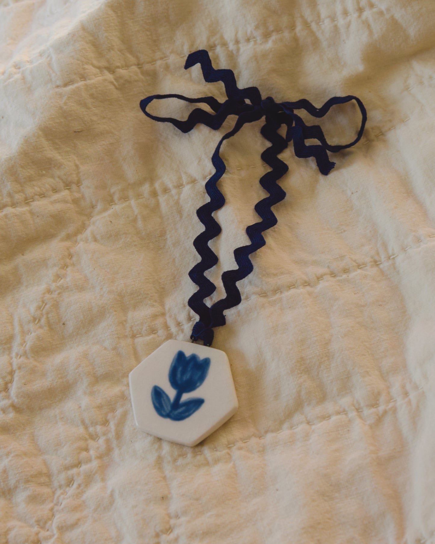 Porcelain Tulip Pendants