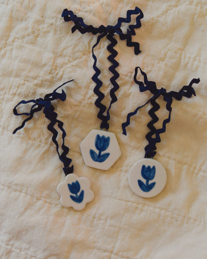 Porcelain Tulip Pendants