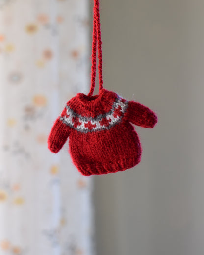 Knitted Sweater Ornament