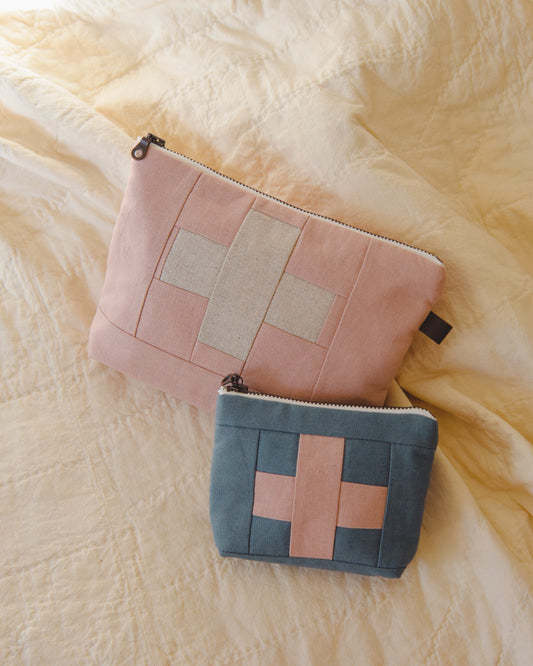 Pink First Aid Zipper Bag