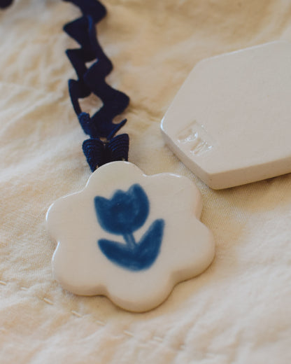 Porcelain Tulip Pendants