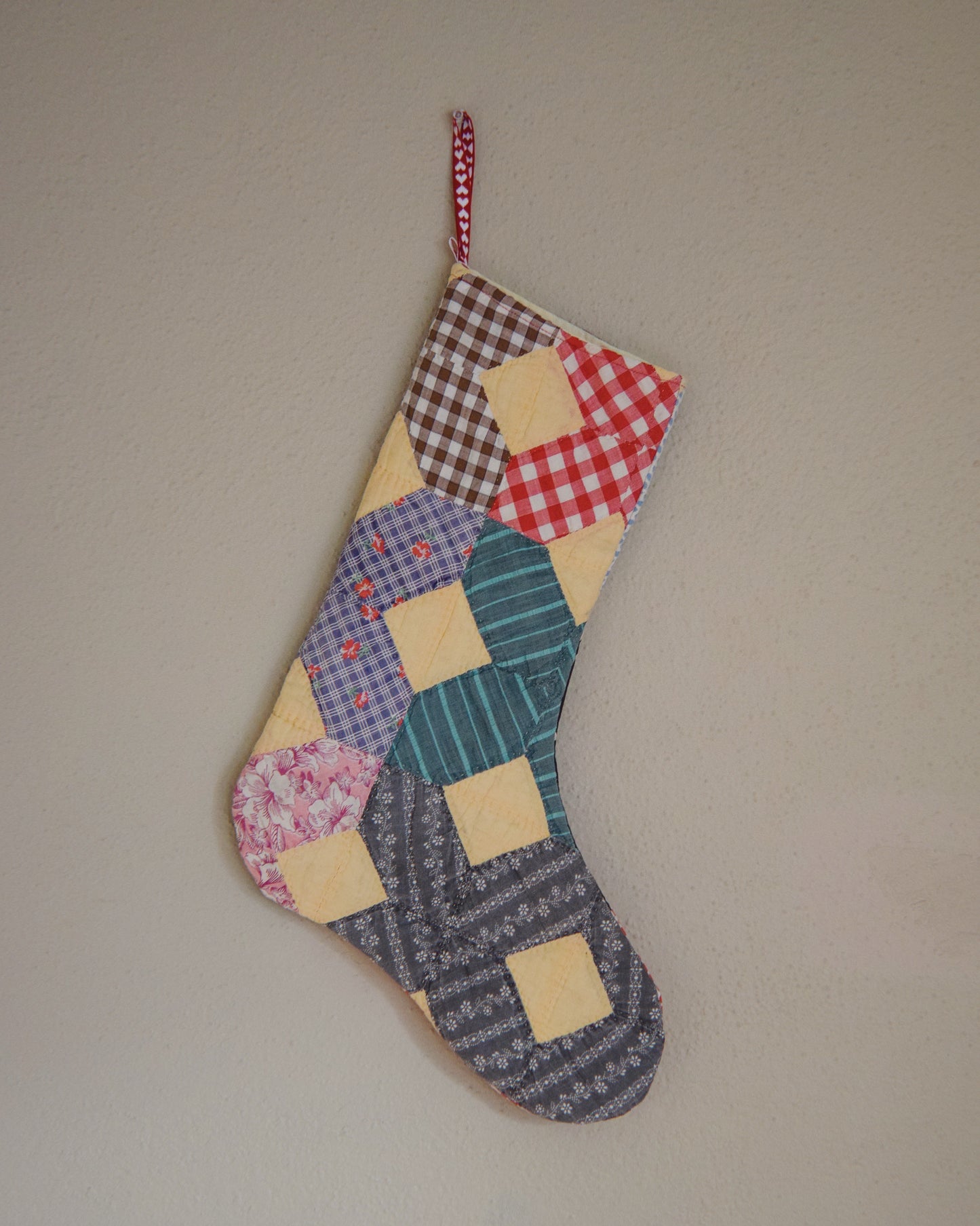 Lattice Quilt Stocking