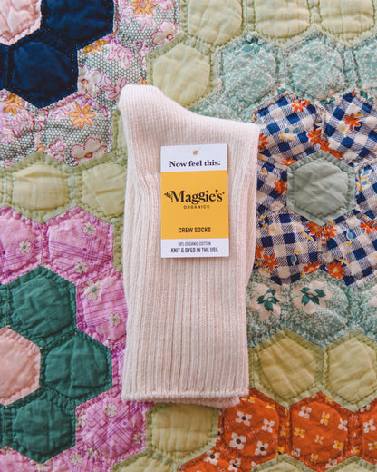 Maggie’s Organic Cotton Classic Crew Socks
