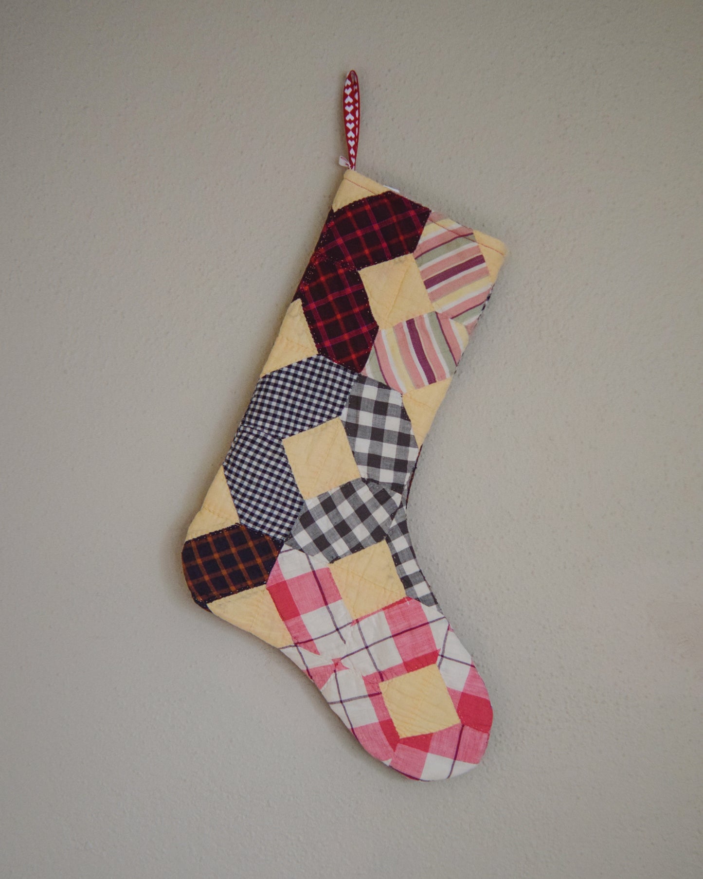 Lattice Quilt Stocking