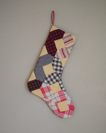 Lattice Quilt Stocking