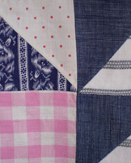 Navy Quilt Block Crewneck